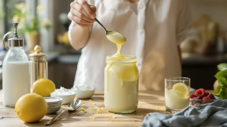 Accueil « C’est magique » : j’ai préparé cette crème au citron sans œufs en 2 minutes, pour une fraîcheur absolue