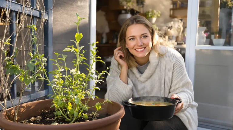 J’ai remplacé les cubes de bouillon par cette plante en pot à semer à cette période précise