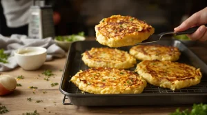Je les prépare en 10 minutes : mes galettes de pommes de terre crousti-dorées au four, légères et bien meilleures que des frites