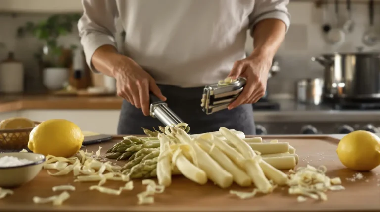 Si vos asperges blanches sont filandreuses et amères, vous faites ces deux gestes dans le mauvais ordre